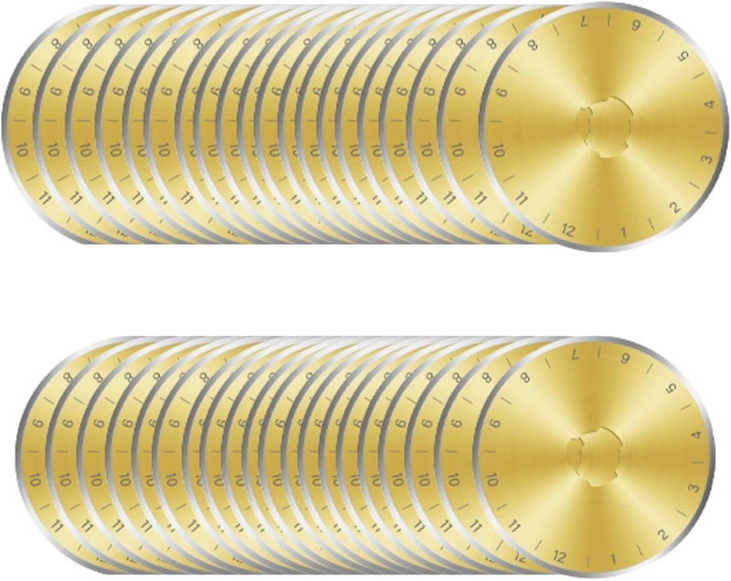 Kingsource SKS-7 Titanium Coated 40 Packs 45mm Pack Rotary Cutter Blades Replacement Compatible with Olfa, Fiskar, Martelli, Truecut Cutter Patchwork Tool, Perfect for Cuts Fabric, Sewing, Leather and Paper - Image 1