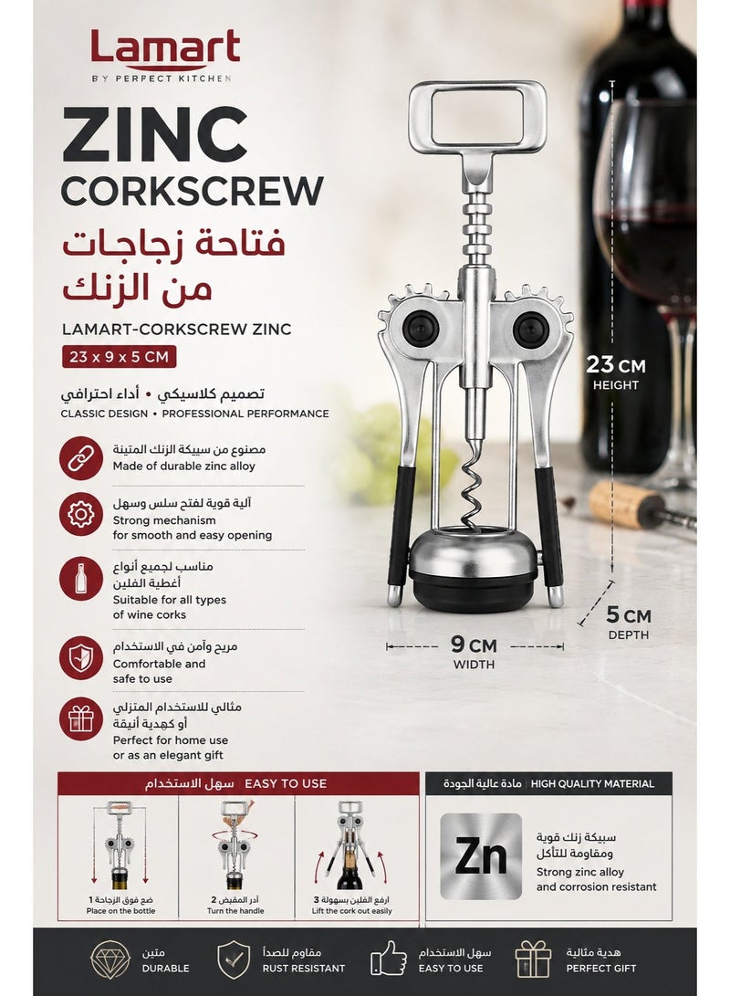 Lamart Wine Bottle Opener for Home Kitchen Bar Everyday Use and Wine Lover Gifts - Image 3