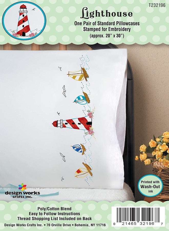 ديزاين ووركس انك تصميمات حرفية، ختم منارة لأغطية الوسائد المطرزة، قياسي - Image 2