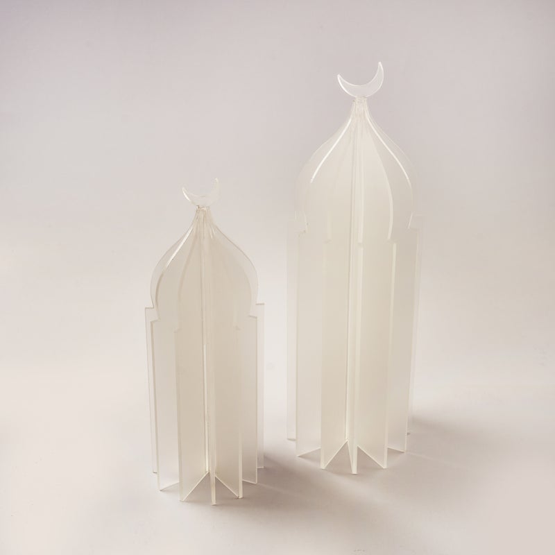 THE LUCERNA Lucerna Accent Acrylic Ramadan Decorative Piece 8.5*8.5*25Cm - Image 1