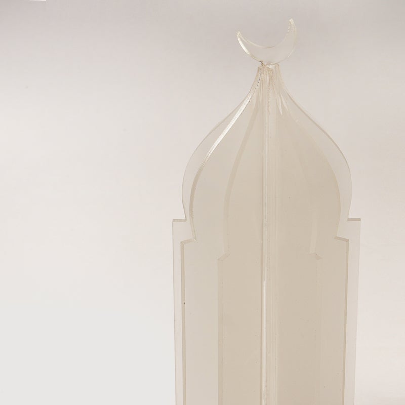 THE LUCERNA Lucerna Accent Acrylic Ramadan Decorative Piece 8.5*8.5*25Cm - Image 2