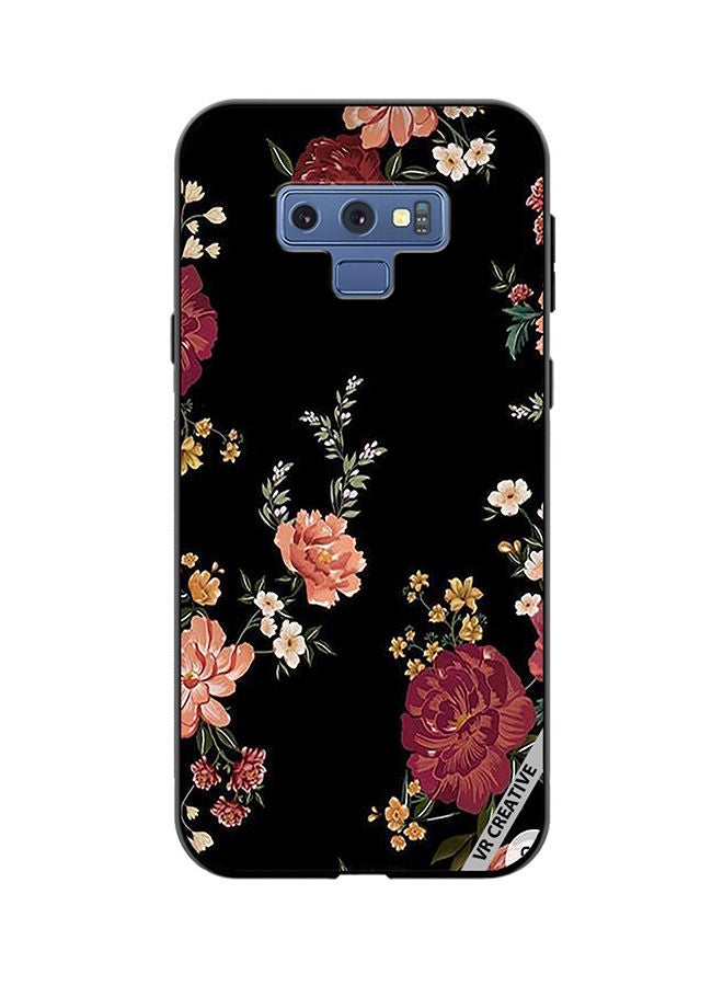 VR CREATIVE Protective Case Cover For Samsung Galaxy Note 9 Flower Design Multicolour - Image 1