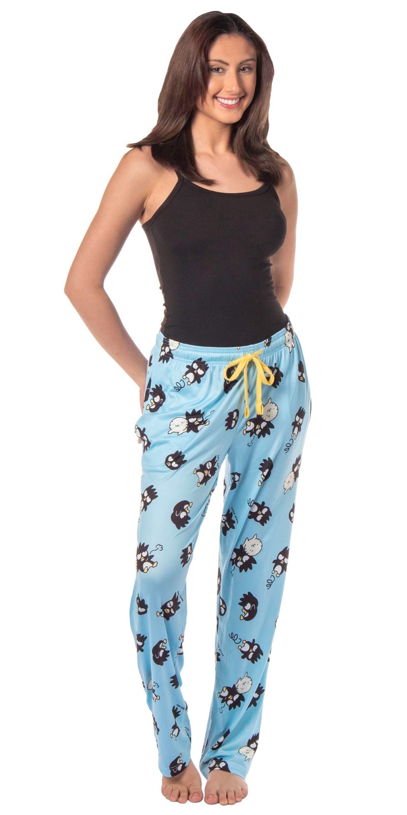 Bioworld Women's Sanrio Hello Kitty And Friends Badtz Maru And Hana-Maru Adult Pajama Pants (Medium) - Image 2