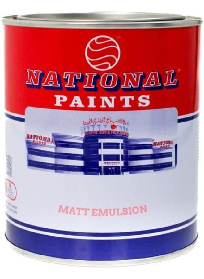 NATIONAL PAINTS Matt Emulsion 1 Liter Steel Blue 480