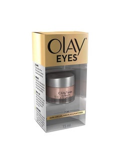 Olay Eye Cream | Reduces Dark Circle, Wrinkles And Puffiness | With Peptides And Niacinamide | Normal, Oily, Dry & Combination Skin L Paraben & Sulphate Free | (15Ml, (Ultimate Eye Cream)  - Image 3