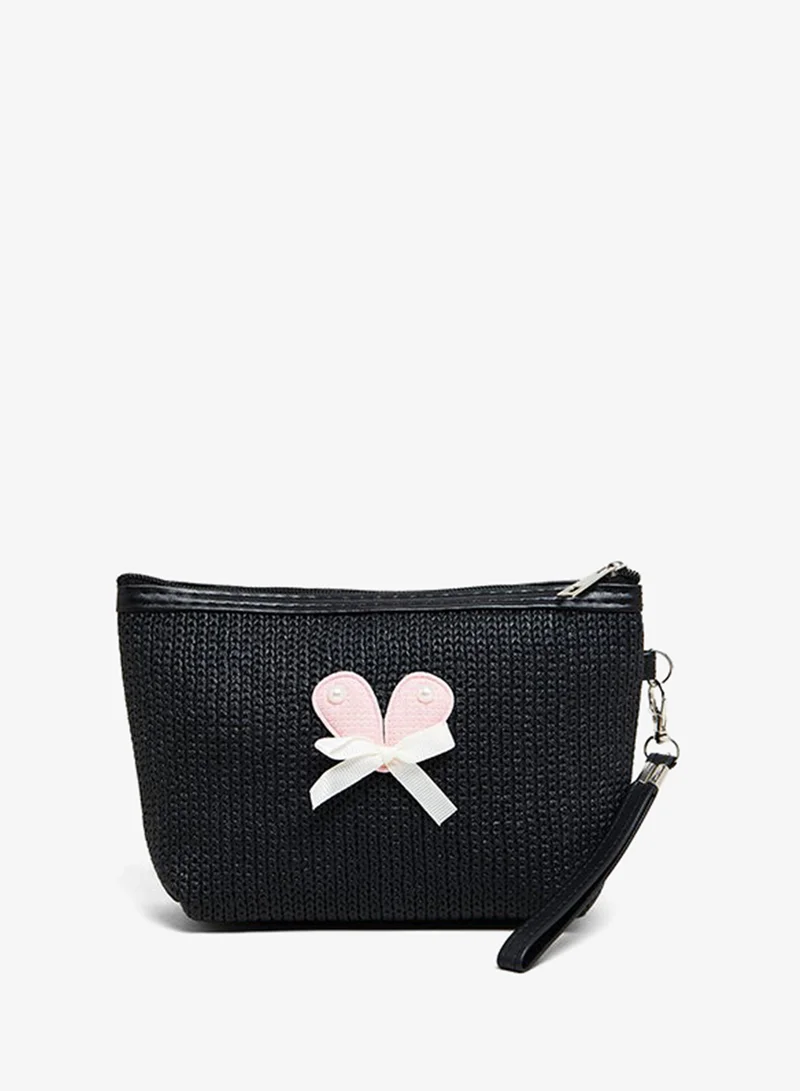 أر أند بي Applique Cosmetic Pouch