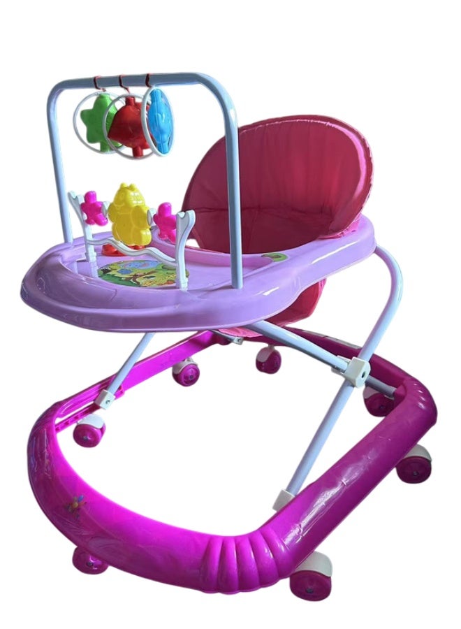 بيبي لوف مشاية أطفال مع العاب وموسيقى وردي 33-607-2P - Image 2