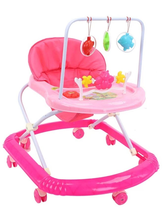 بيبي لوف مشاية أطفال مع العاب وموسيقى وردي 33-607-2P - Image 3