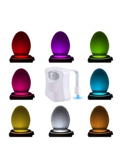Generic Toilet Light  LED for Toilet Seat with Motion Sensor and  8-Color Changing Lights  - Image 3