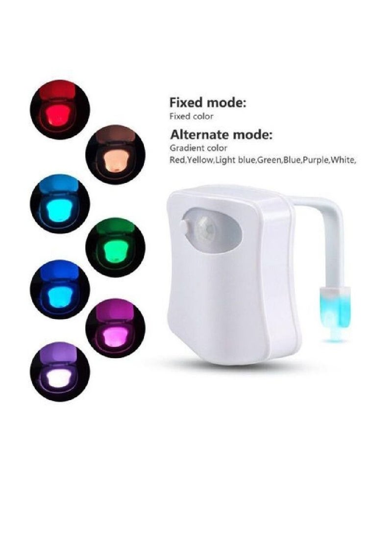 Generic - Toilet Light  LED for Toilet Seat with Motion Sensor and  8-Color Changing Lights - Image 1