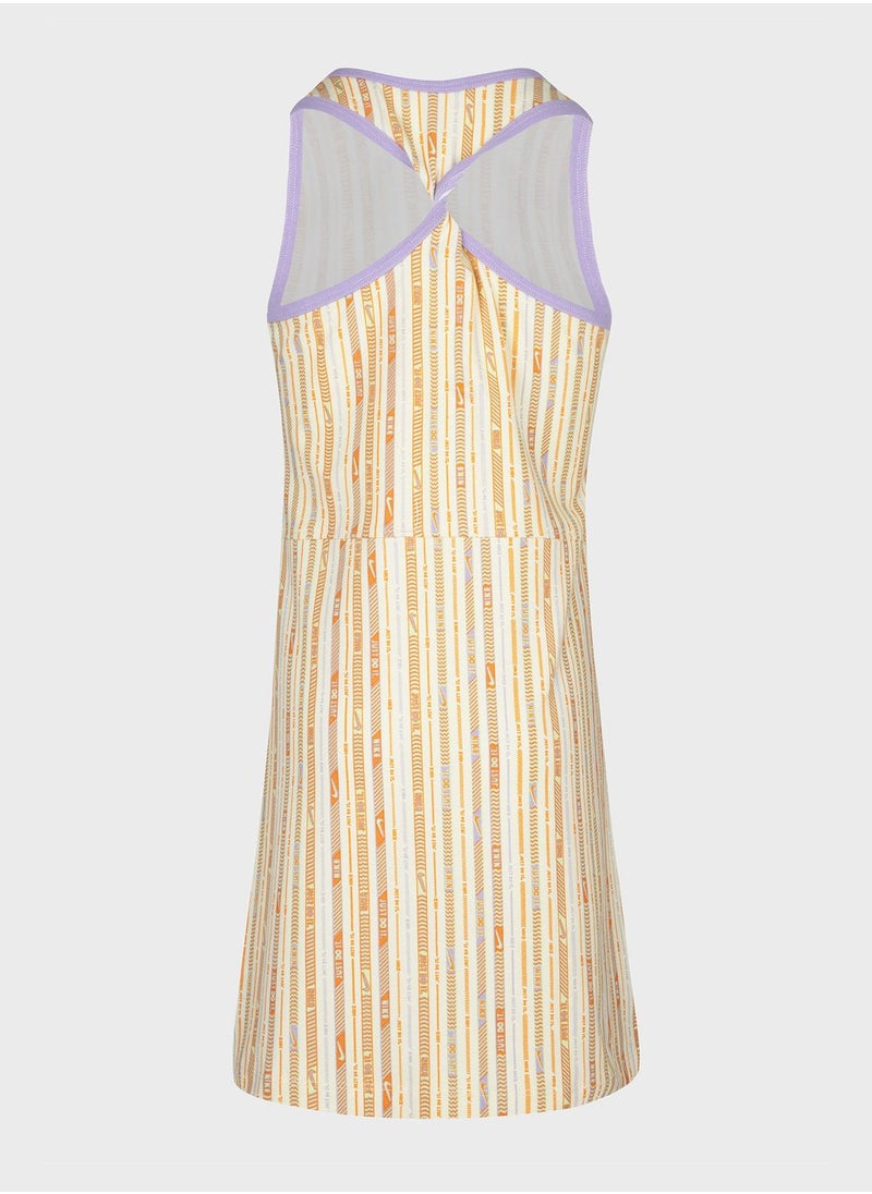 Nike - Infant All Over Printed Happy Camper Dress - Image 1