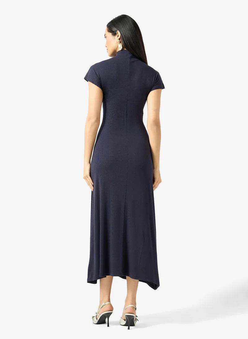 Ella High Neck A-line Dress