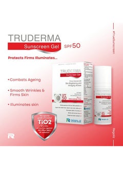 Truderma Silicone Sunscreen For All Skin Type Gel Spf 50+ | Skin Brightening & Anti-Aging | Broad Spectrum Uva & Uvb Protection | Pack Of 2 - pzsku/Z452F126BF8D592A68620Z/45/_/1735817080/b3e2ecc5-f5f0-488f-8164-06d098604082