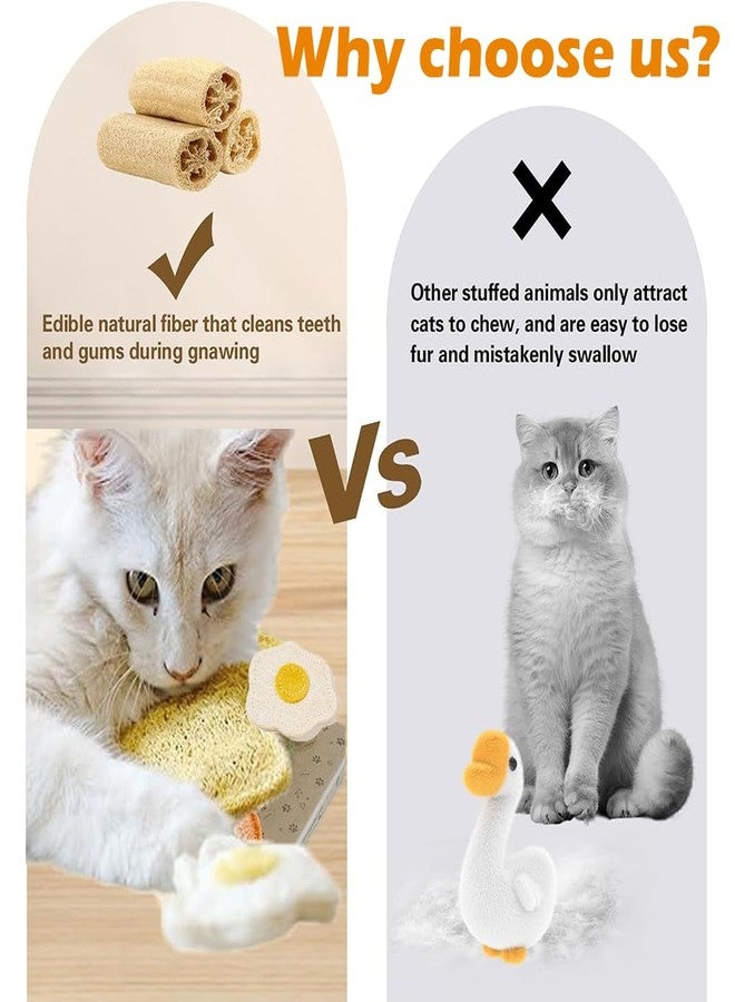SLAUNT 3PCS Catnip Cat Chewing Toy with Natural Loofah and SilverVine for Kitten Teething Toy,Indoor Interactive Toys for Relieving Stress and Cleaning Teeth,Safe for All Small, Medium and Large Cats - Image 4