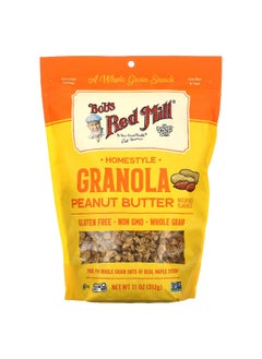 Bobs red mill Bob's Red Mill, Homestyle Granola, Peanut Butter, 11 oz (312 g)  - Image 1