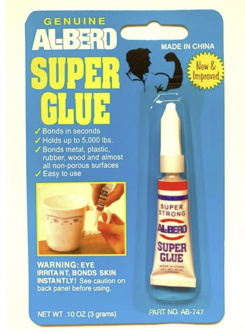 Super Glue Al-Bero Super Glue – Precision Bonding for All Materials (4pc) - Image 2