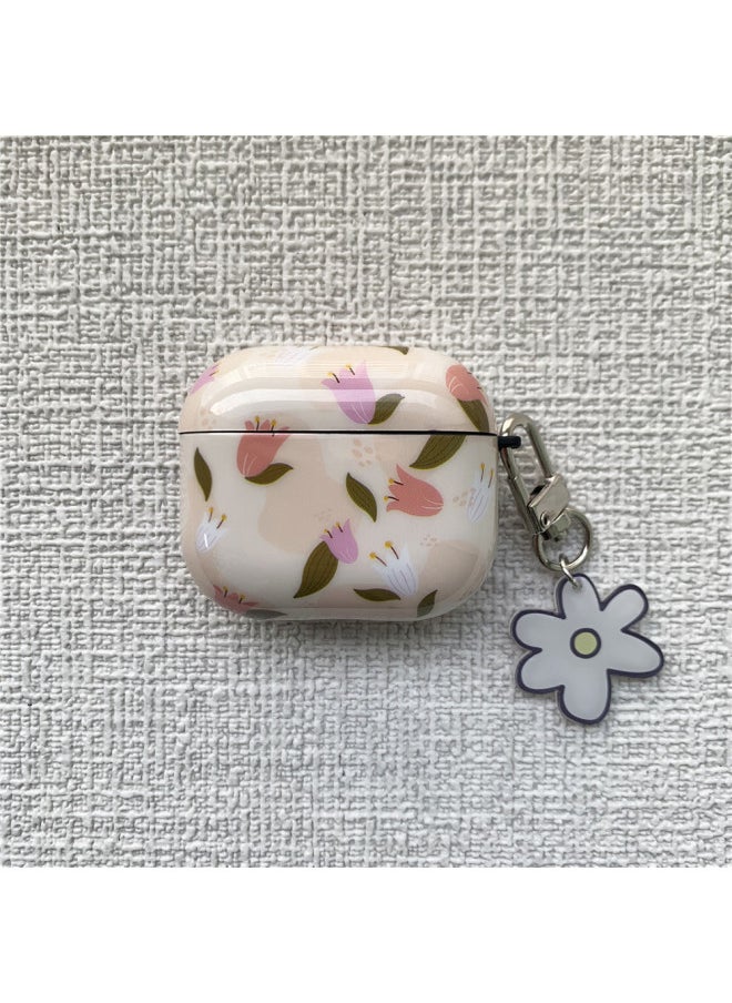 Generic For Airpods4 Generation Bluetooth Headset Protective Cover For Apple 3 Generation/Pro2 Cartoon Soft Case Cute Personality Pendant-Color:IMD Soft Shell-chichititi (with Pendant)-Applicable Model:Airpods 3 Headphone Set  - Image 3