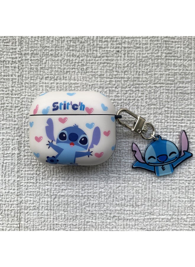 Generic For Airpods4 Generation Bluetooth Headset Protective Cover For Apple 3 Generation/Pro2 Cartoon Soft Case Cute Personality Pendant-Color:IMD Soft Shell-chichititi (with Pendant)-Applicable Model:Airpods 3 Headphone Set  - Image 4