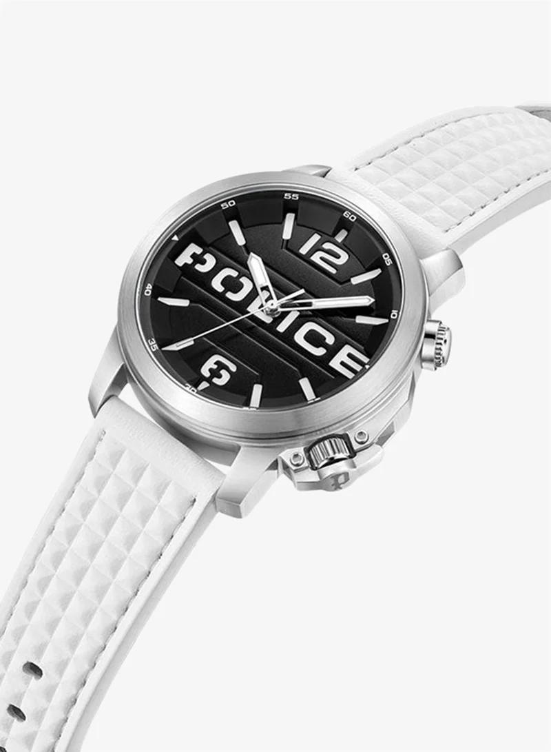 Police  Men Analog Round Shape Leather Wrist Watch PEWJD0021704 - 44 Mm for Men | Best Price UAE