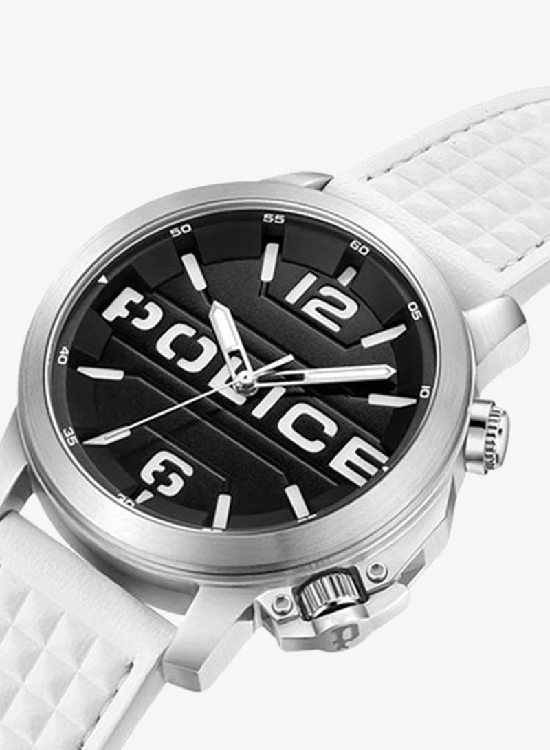 Police  Men Analog Round Shape Leather Wrist Watch PEWJD0021704 - 44 Mm for Men | Best Price UAE
