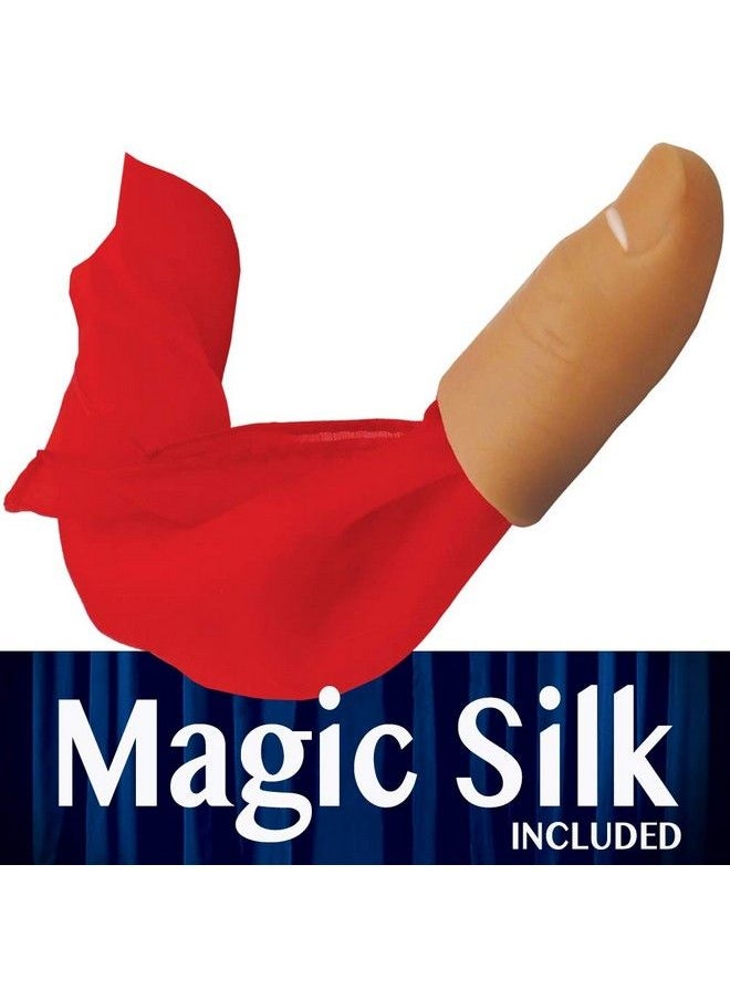 MAGIC MAKERS Trick Thumb Tip With Red Silk Reality Thumbtip Edition  - Image 3