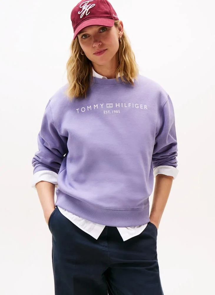 TOMMY HILFIGER Graphic Crew Neck Sweatshirt