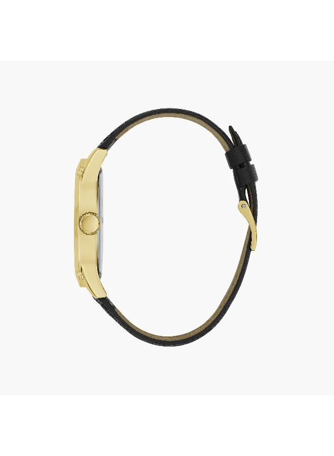جس Black Analog Watch for Men