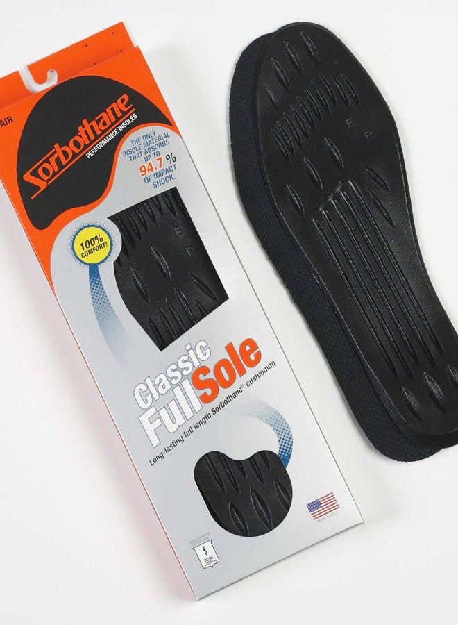 Sorbothane Classic Full Sole Insole M 17-18 (Metric 51-52) - J - Image 2