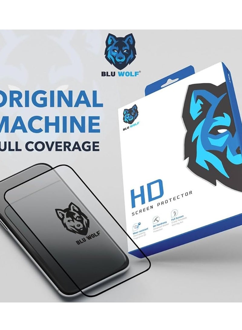 Wolf Blu Wolf Privacy Screen Protector for iPhone 15 Pro Max – Anti-Spy, Edge-to-Edge Coverage. - Image 2