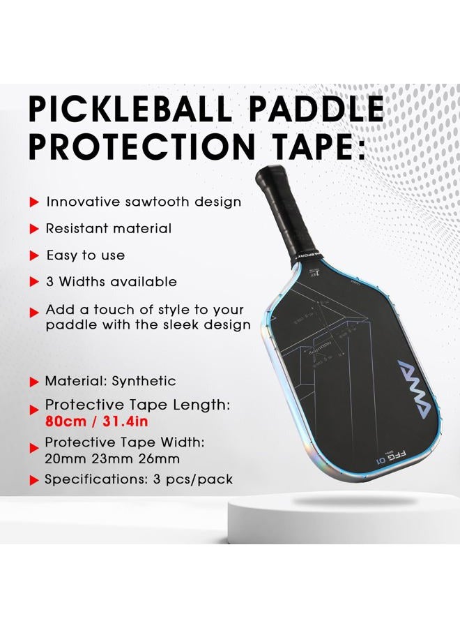 PICKLETECH AMA Sport LaserEdge Pickleball Paddle Edge Protection Tape – Stunning Color Shifting Design-Paddle Head Edge Guard-Fit Perfectly Curved Edge -No Wrinkling - Image 4