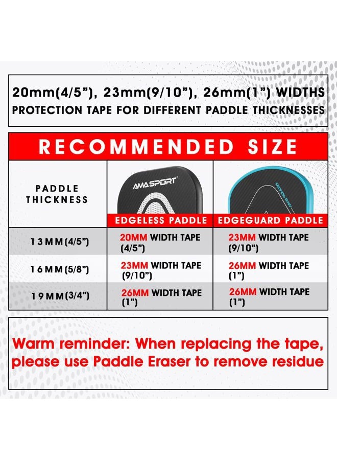 PICKLETECH AMA Sport LaserEdge Pickleball Paddle Edge Protection Tape – Stunning Color Shifting Design-Paddle Head Edge Guard-Fit Perfectly Curved Edge -No Wrinkling - Image 2