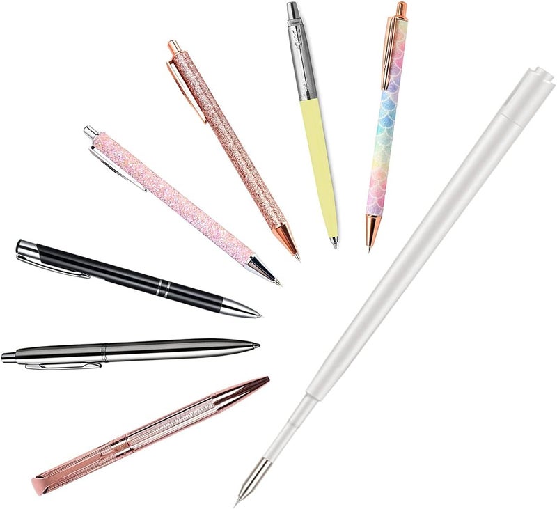Arvakr Parker Ballpoint Pen Refills (6 Pack), 3.9-inch Precision Needle Refill for Vinyl Pen, Air Release, Precision Pin Refill - Image 2