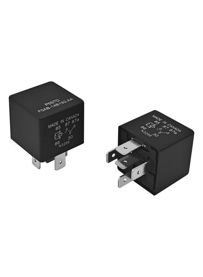 SWQS Relay P6STD FOAB-14B192-AA, 12VDC 5 Pin Automotive Fuel Pump Starter Relays Compatible with Ford F-150, Explorer, Expedition, Transit 2010-2018, Car Accessories (2 PCS) - Image 1