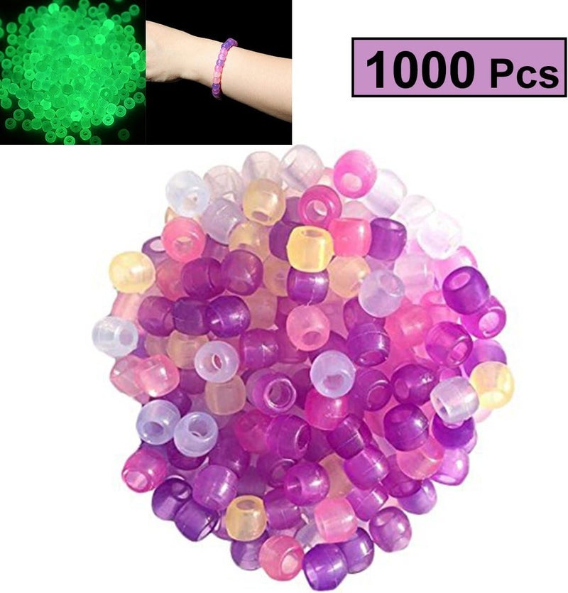 klarako 1000 Pack of UV Pony Beads Colour Changing Beads for Jewelry Making - Image 4