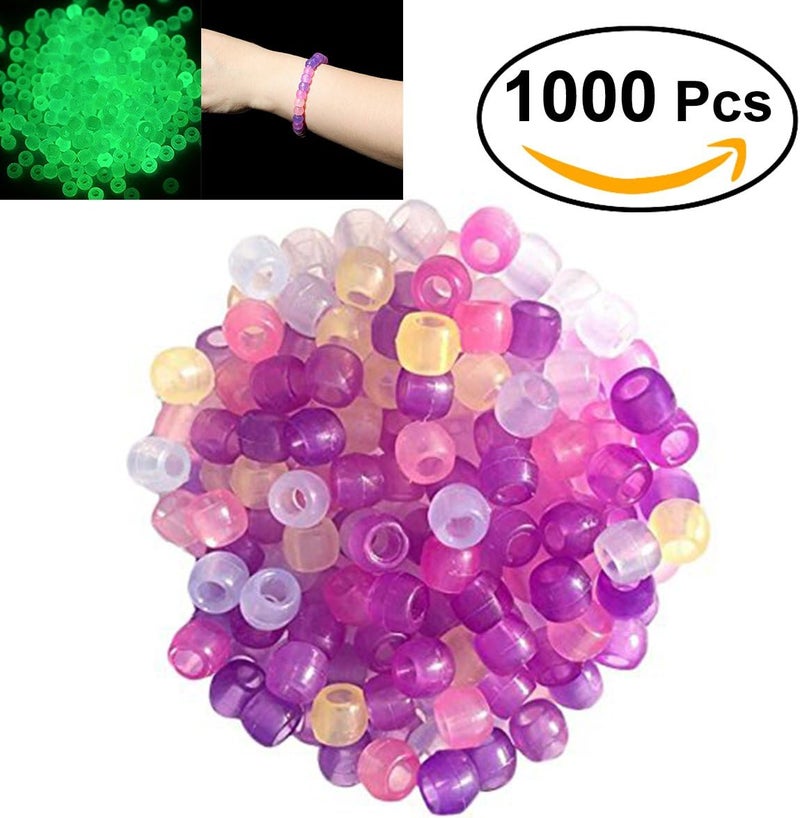 klarako 1000 Pack of UV Pony Beads Colour Changing Beads for Jewelry Making - Image 2