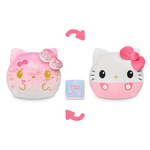 TeeTurtle Hello Kitty 50th Anniversary Reversible 4" Plushie - Pink - Officially Licensed Sanrio - Soft Special Edition Stuffed Animal - Image 3