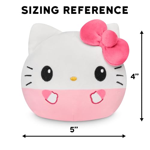 TeeTurtle Hello Kitty 50th Anniversary Reversible 4" Plushie - Pink - Officially Licensed Sanrio - Soft Special Edition Stuffed Animal - Image 4