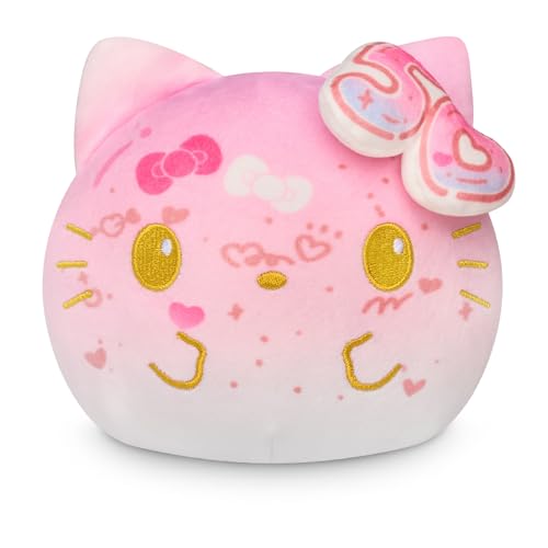 TeeTurtle Hello Kitty 50th Anniversary Reversible 4" Plushie - Pink - Officially Licensed Sanrio - Soft Special Edition Stuffed Animal - Image 1