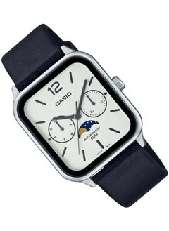 Casio MTP-M305L-7A Standard Analog Moon Phase Leather Strap White Dial Quartz Men's Watch - pzsku/Z452F872A3D5B714F5C87Z/45/_/1739042540/1dbce632-d829-46f7-acd6-71462658d8ed