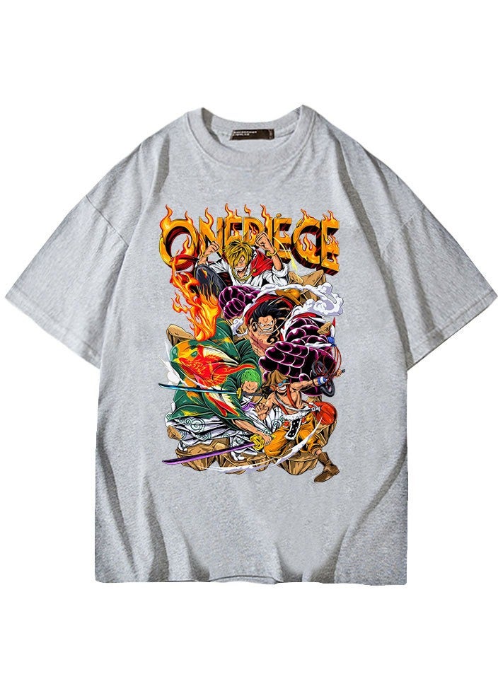 KUYING One Piece Short Sleeved T-Shirt 