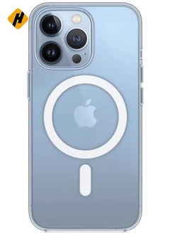 Apple iPhone 14 Pro Clear MagSafe Case Transparent Magnetic Shockproof Cover Wireless Charging Compatible 6.1 Inch Clear