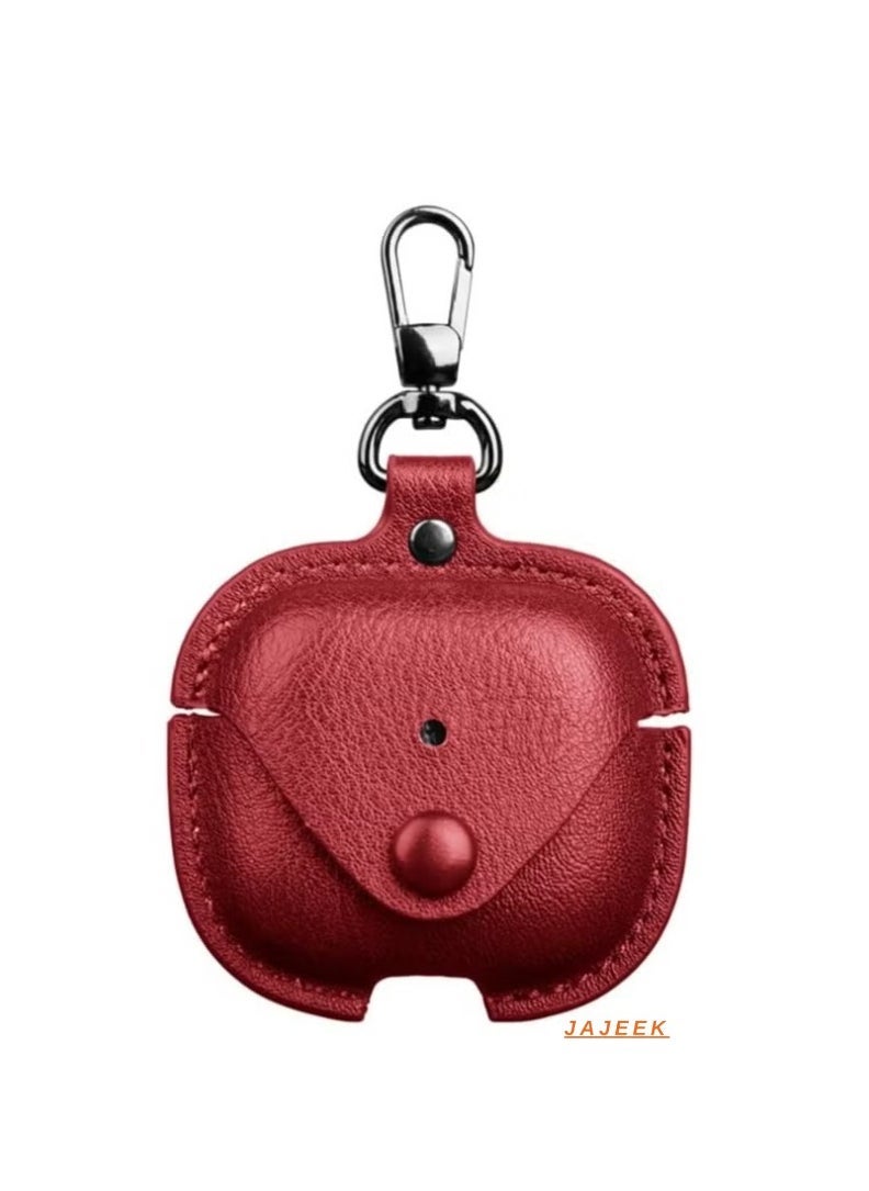 JAJEEK AirPods 4 2024 Case – PU Leather Anti-Scratch Protective Cover with Keyring, Stylish Case for AirPods 4 2024, Durable & Shockproof, Slim Fit Design - Image 1