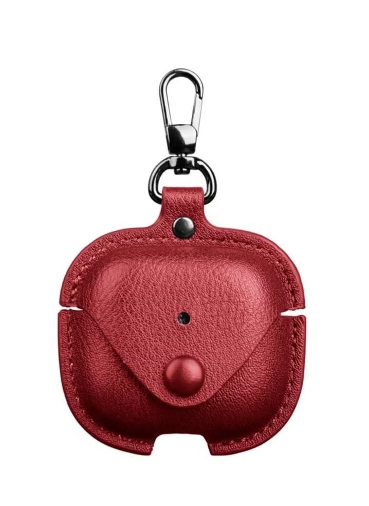 JAJEEK AirPods 4 2024 Case – PU Leather Anti-Scratch Protective Cover with Keyring, Stylish Case for AirPods 4 2024, Durable & Shockproof, Slim Fit Design - Image 2