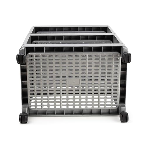 FOROLY Plastic Kitchen Storage Trolley Rack, Racks for Storage Multipurpose Shelf, Kitchen Organizer Trolley Rack, Stands and Racks (5 Layer, Silver) - Image 5