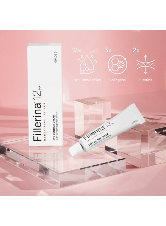 Fillerina 12 Densifying-Filler Eye Contour Cream - Grade 4 15ml - Image 2