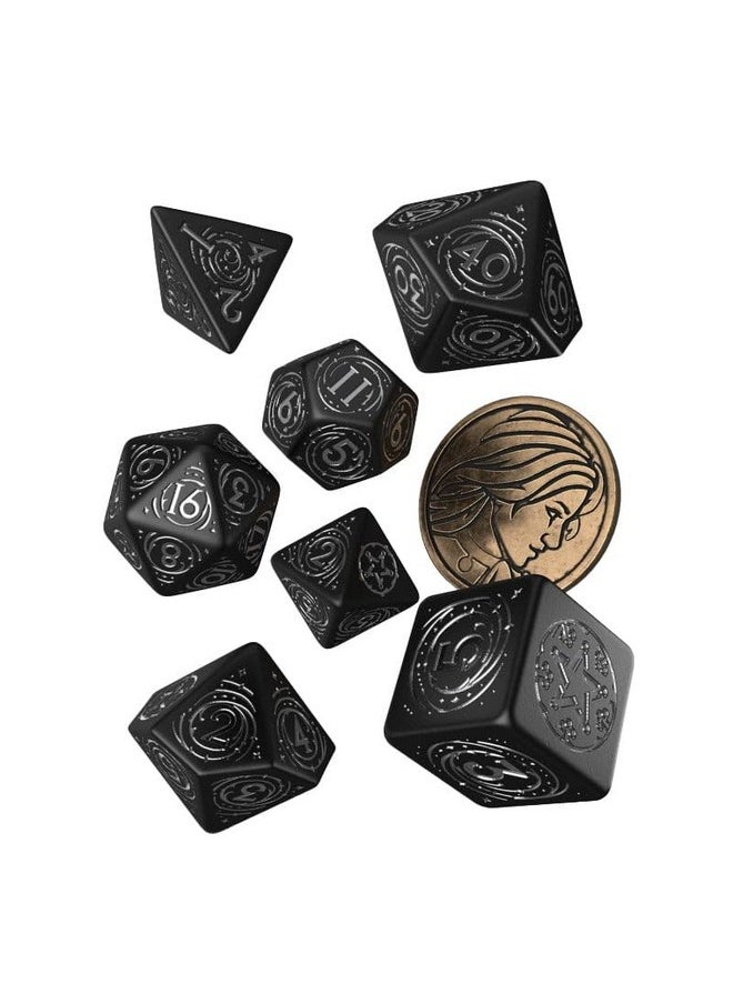Q WORKSHOP - Q-Workshop Witcher Dice Set. Yennefer - Q-Workshop Obsidian Star - Image 1