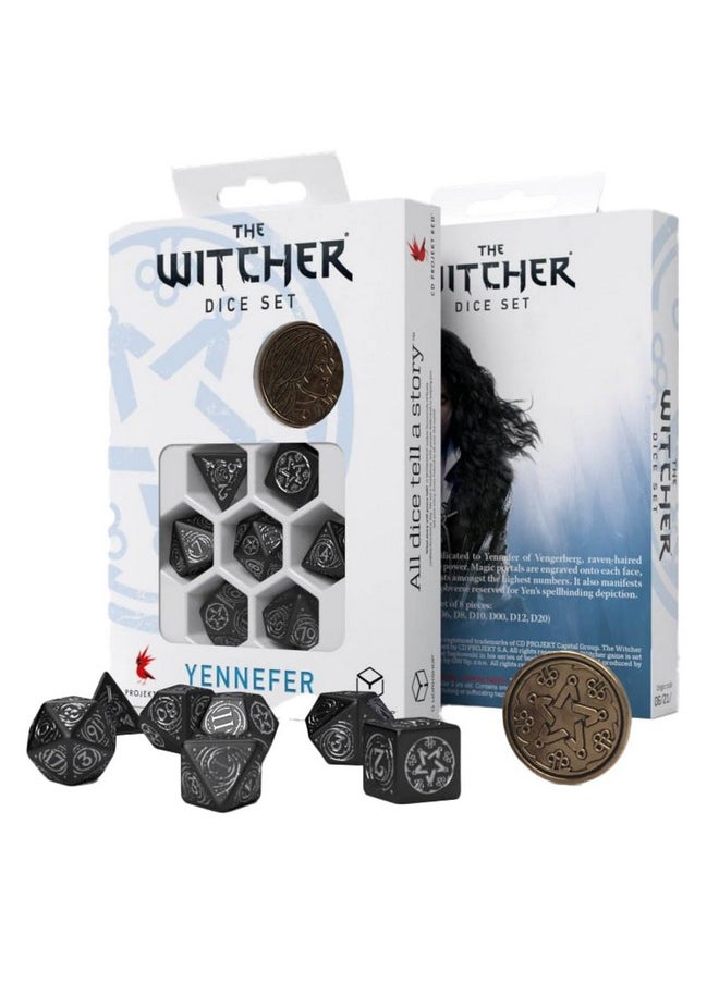 Q WORKSHOP - Q-Workshop Witcher Dice Set. Yennefer - Q-Workshop Obsidian Star - Image 1