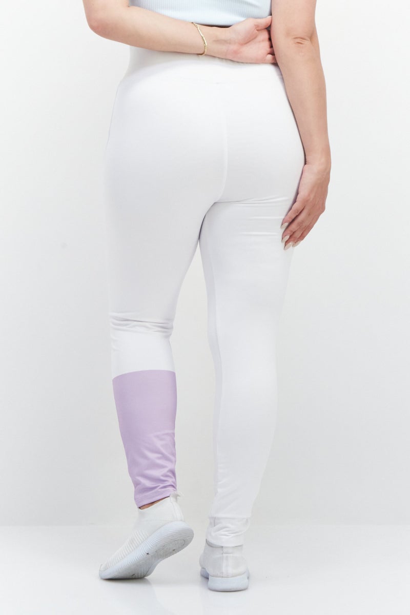 ODolls Sport Women Sportswear Fit Training Leggings, White - Image 2