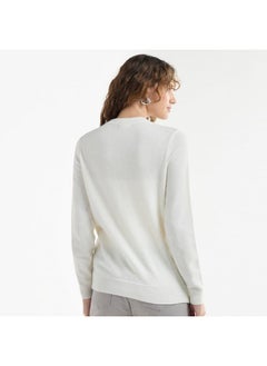 FAV Embellished Button Through Cardigan with Long Sleeves  - Image 3