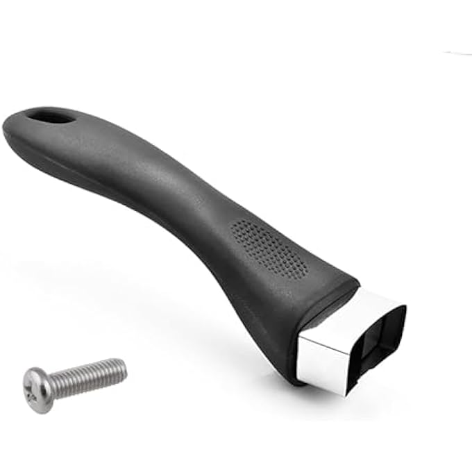 YelaJoy Bakelite Pot Handle Black  ScaldProof Long Replacement Grip Removable With Screw For Pot LidsSauce PansSkillets - Image 2